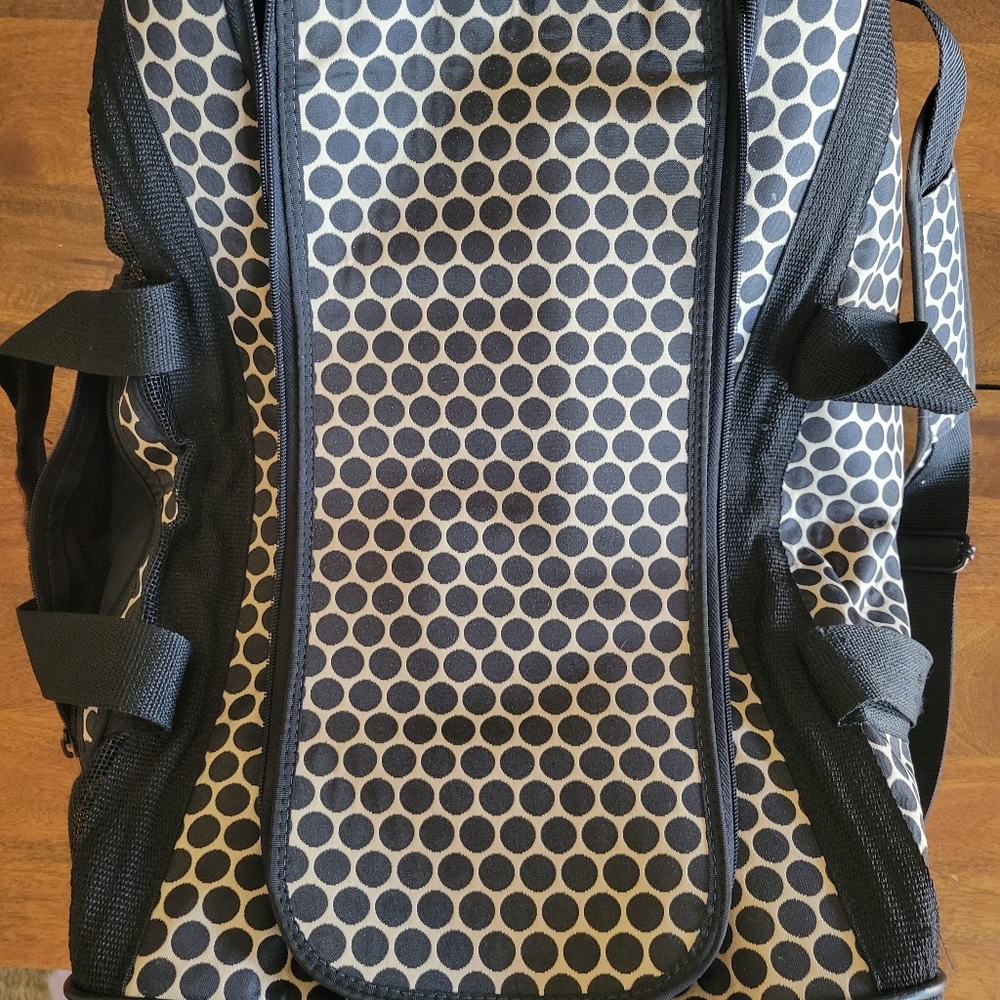 Deluxe Puppy, Small Dog (or cat) canvas carrier, black and cream - Picture 12 of 14
